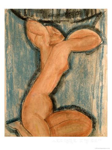 Caryatid by Amedeo Modigliani paintings reproduction - Click Image to Close